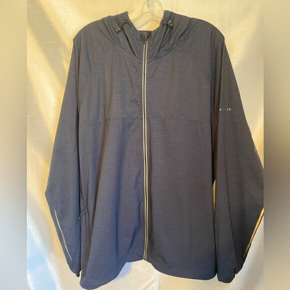 Matrix Navy Blue  Full Zip Windbreaker Mens 2XL - Picture 9 of 12